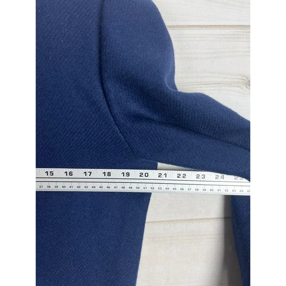 Pendleton Jacket Womens 10 Virgin Wool Collarless Button Front Made in USA - Picture 5 of 8